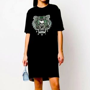 Kenzo Tiger embroidered dress